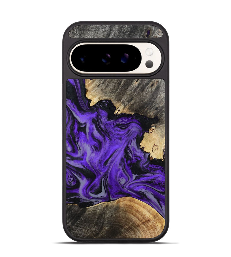 Pixel 9 Wood Phone Case - Jaron (Purple, 802378)