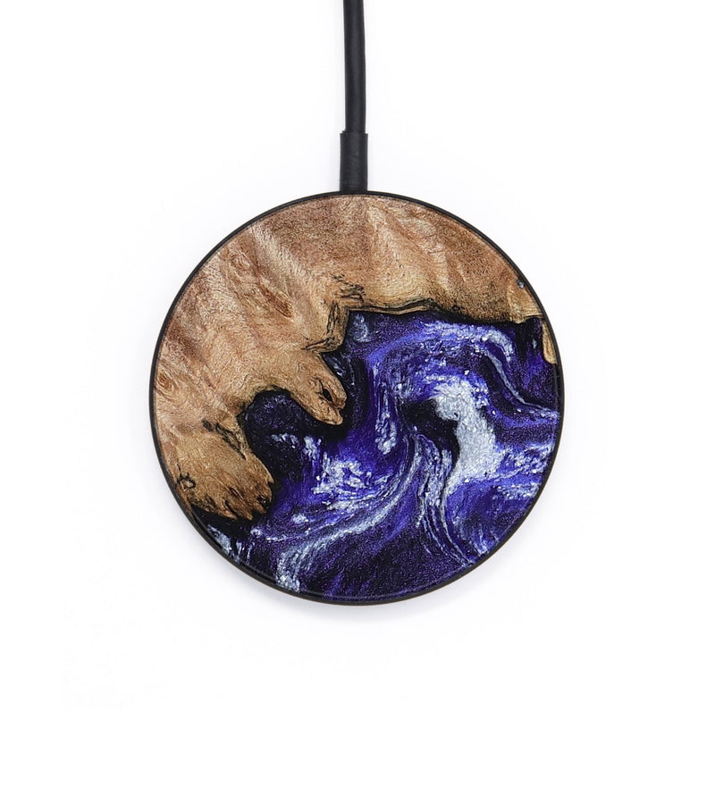 Circle Wood Wireless Charger - Ocie (Purple, 802379)