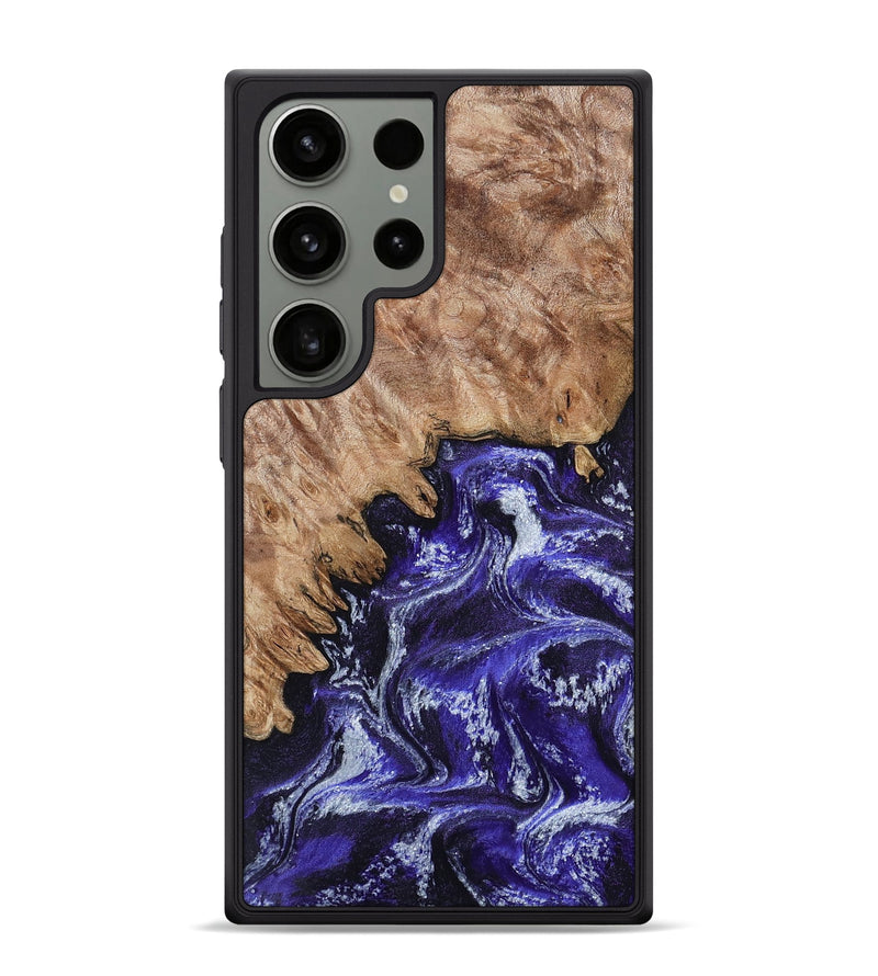 Galaxy S24 Ultra Wood Phone Case - Ocie (Purple, 802379)