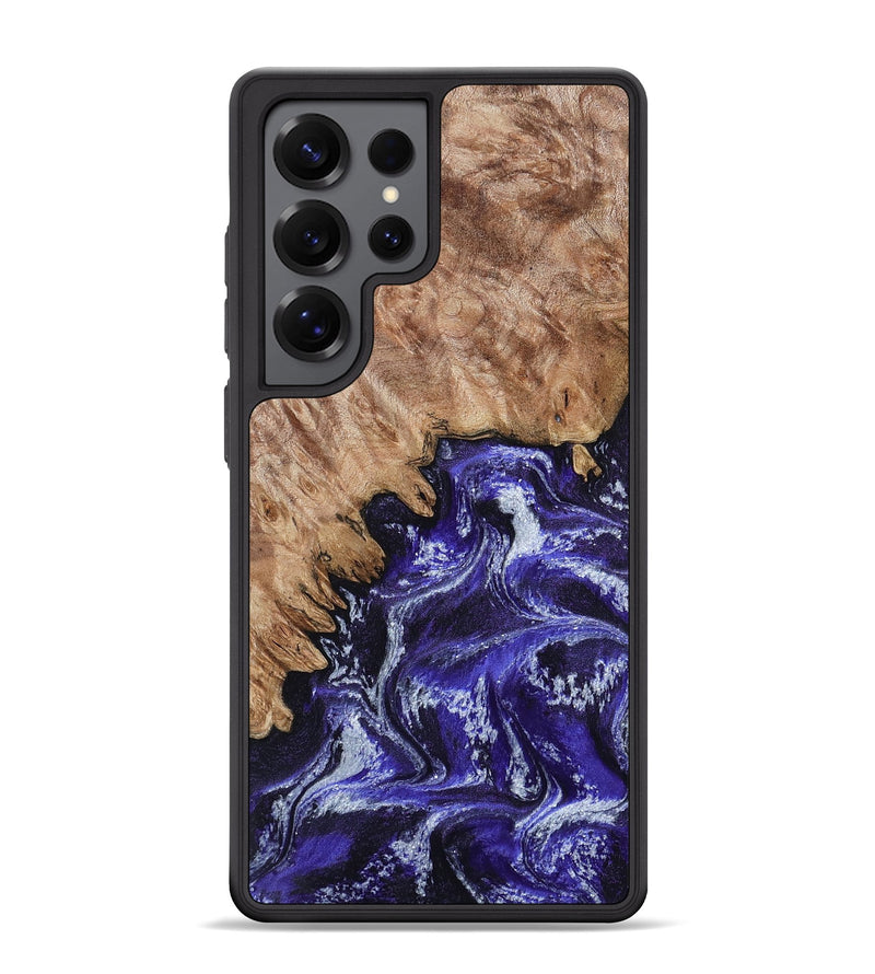 Galaxy S25 Ultra Wood Phone Case - Ocie (Purple, 802379)