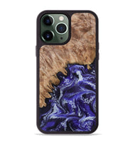 iPhone 13 Pro Max Wood Phone Case - Ocie (Purple, 802379)