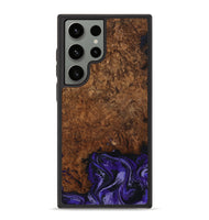 Galaxy S23 Ultra Wood Phone Case - Simone (Purple, 802380)