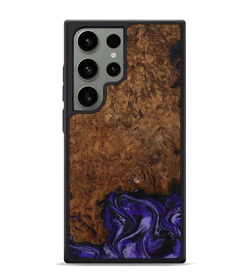Galaxy S24 Ultra Wood Phone Case - Simone (Purple, 802380)