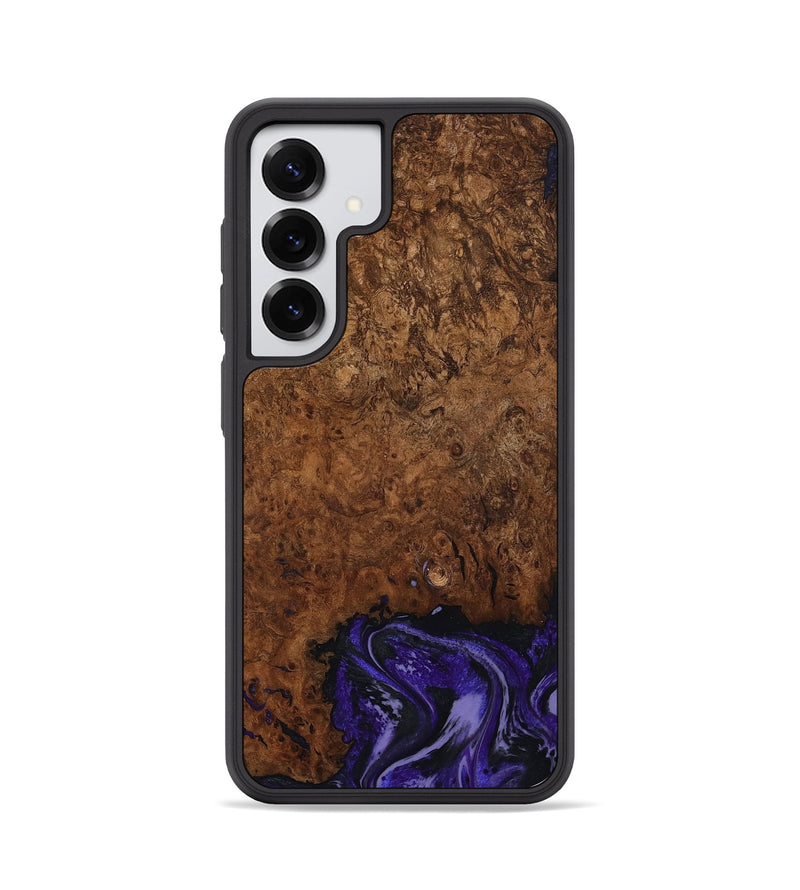 Galaxy S25 Wood Phone Case - Simone (Purple, 802380)