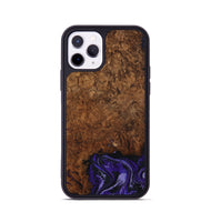 iPhone 11 Pro Wood Phone Case - Simone (Purple, 802380)