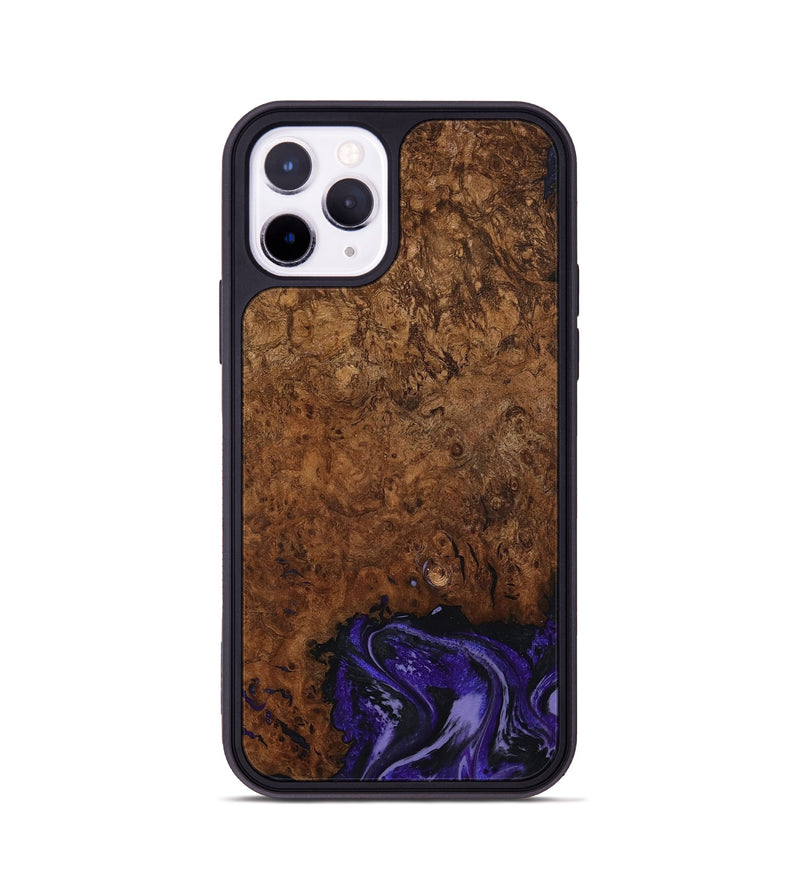 iPhone 11 Pro Wood Phone Case - Simone (Purple, 802380)