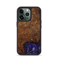 iPhone 13 Pro Wood Phone Case - Simone (Purple, 802380)