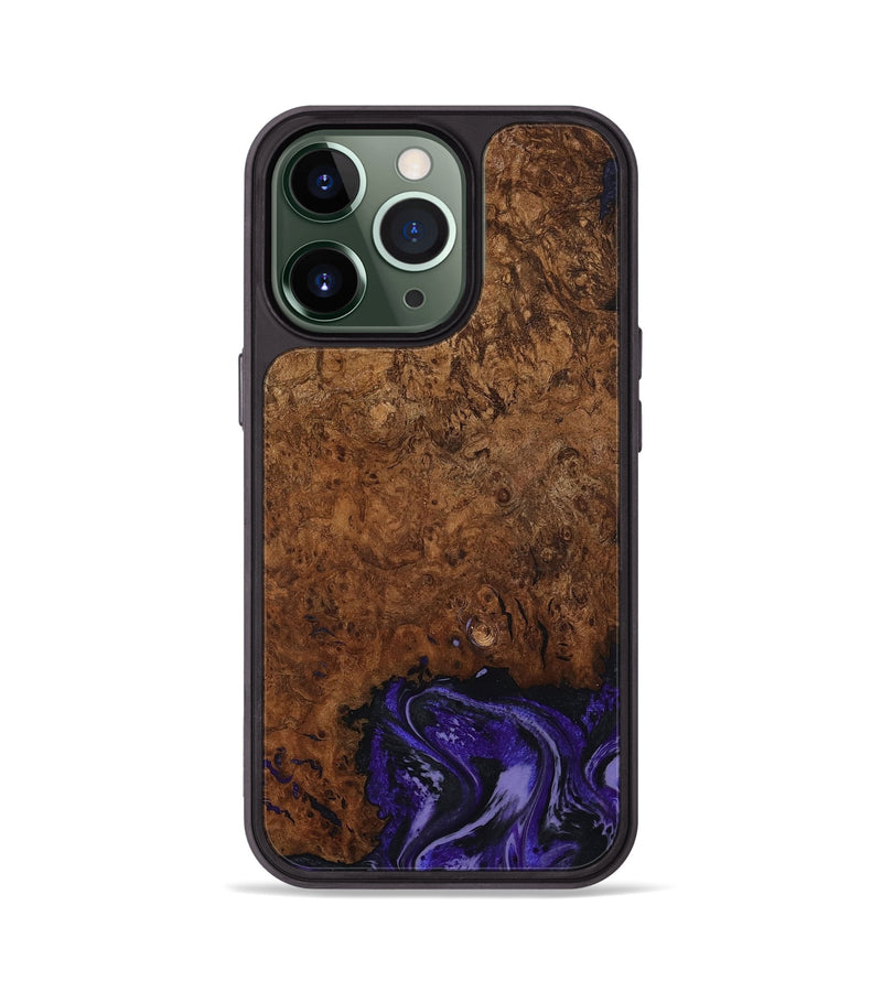 iPhone 13 Pro Wood Phone Case - Simone (Purple, 802380)