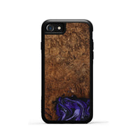 iPhone SE Wood Phone Case - Simone (Purple, 802380)