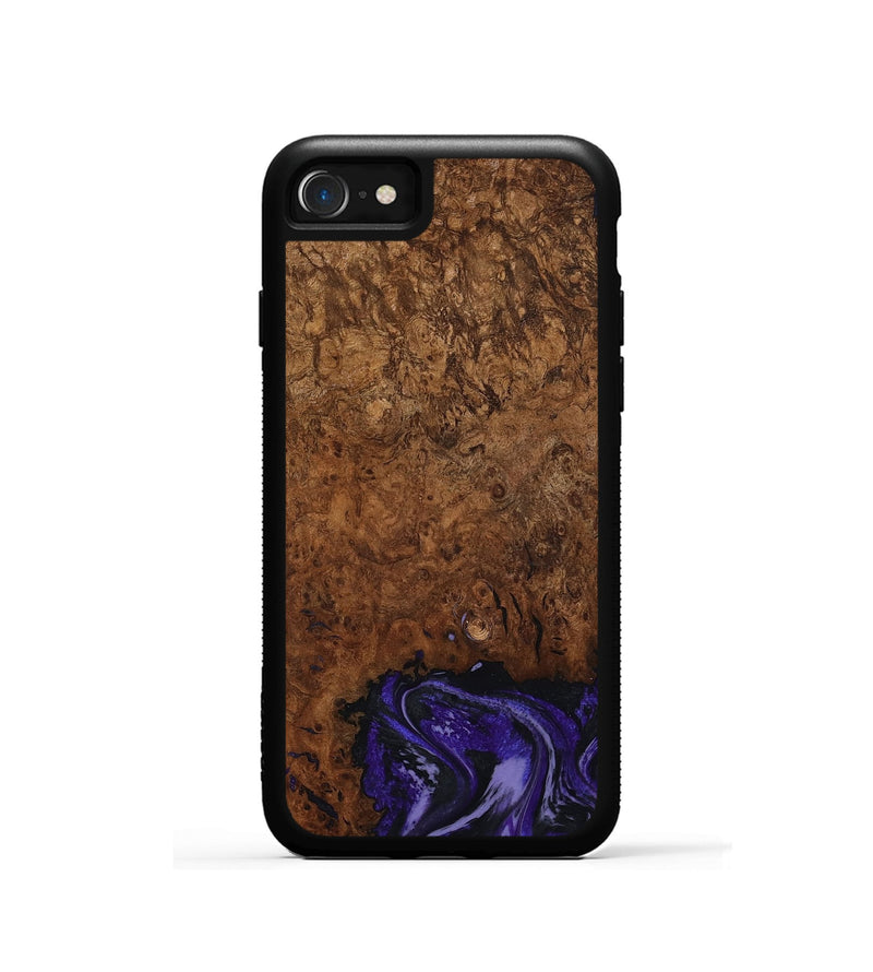 iPhone SE Wood Phone Case - Simone (Purple, 802380)