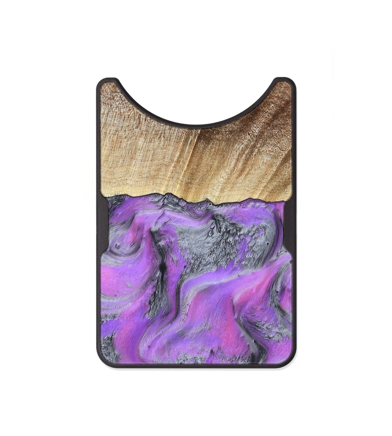 Alloy Wood Wallet - Jailene (Purple, 802381)