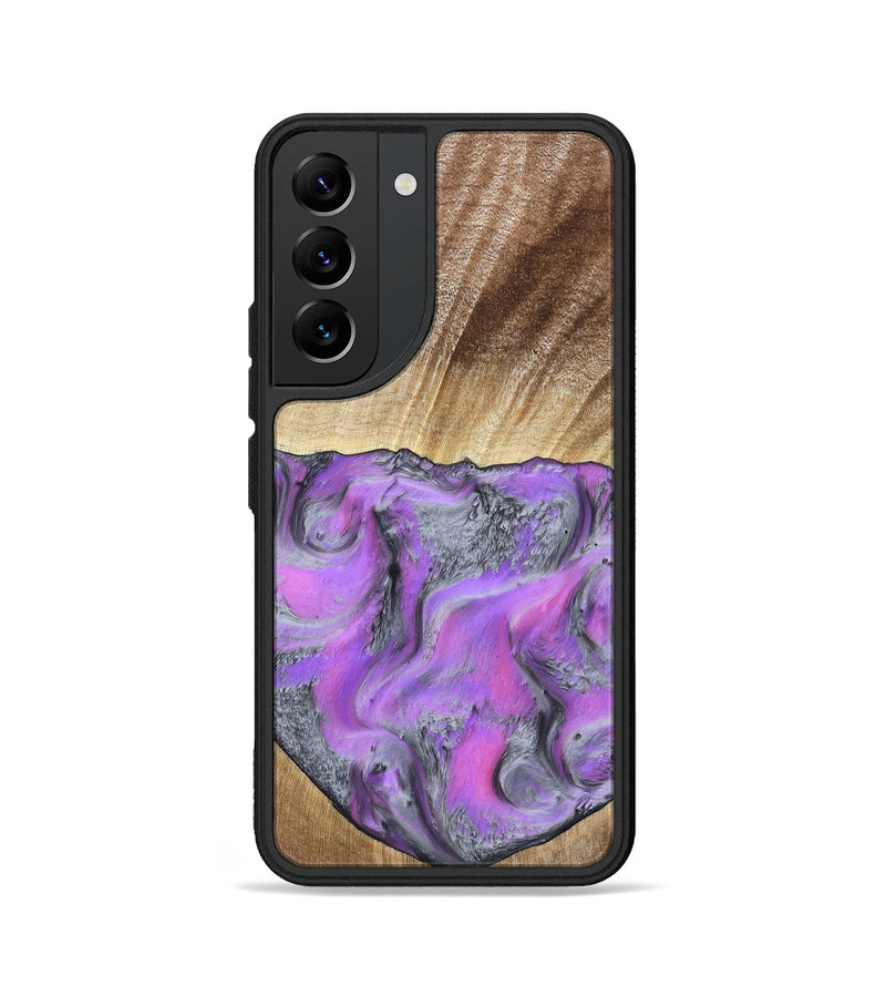 Galaxy S22 Wood Phone Case - Jailene (Purple, 802381)