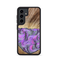Galaxy S24 Wood Phone Case - Jailene (Purple, 802381)