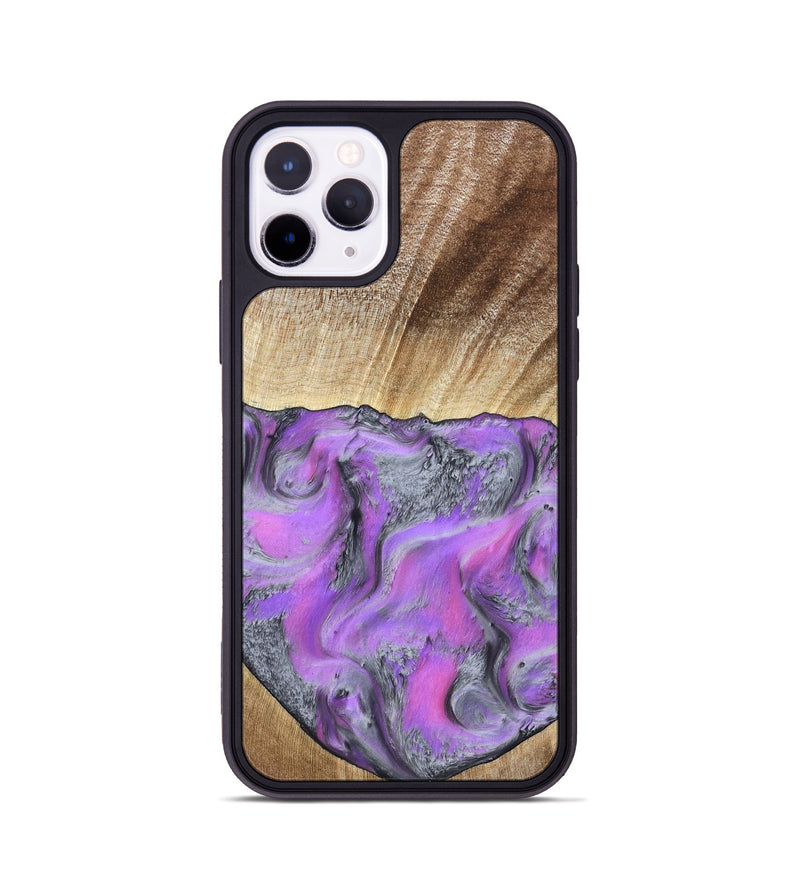 iPhone 11 Pro Wood Phone Case - Jailene (Purple, 802381)