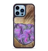 iPhone 14 Pro Max Wood Phone Case - Jailene (Purple, 802381)