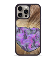 iPhone 16 Pro Max Wood Phone Case - Jailene (Purple, 802381)