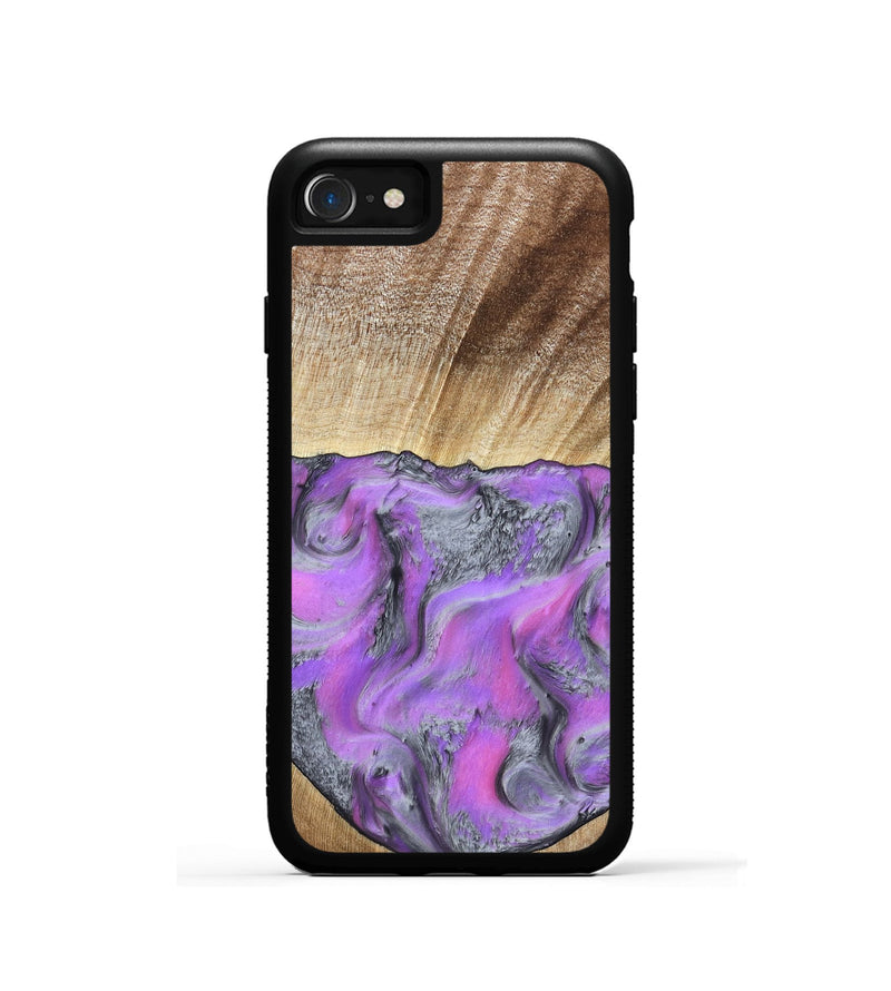 iPhone SE Wood Phone Case - Jailene (Purple, 802381)