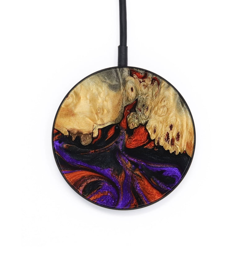 Circle Wood Wireless Charger - Claud (Red, 802382)