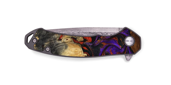 EDC Wood Pocket Knife - Claud (Red, 802382)