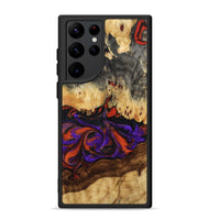 Galaxy S22 Ultra Wood Phone Case - Claud (Red, 802382)