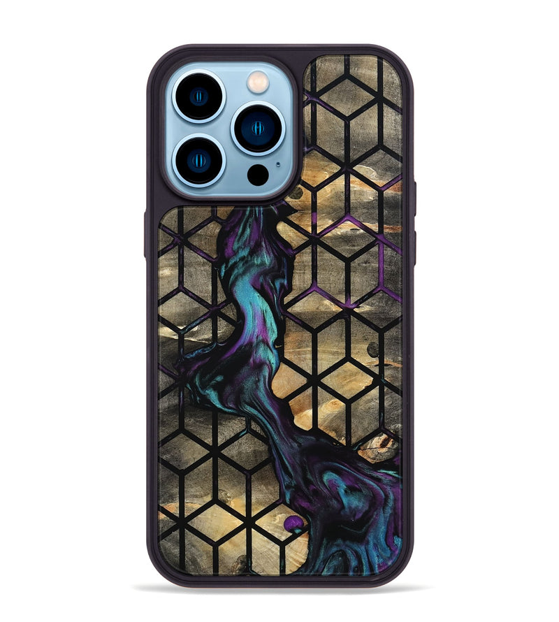 iPhone 14 Pro Max Wood Phone Case - Fate (Pattern, 802383)