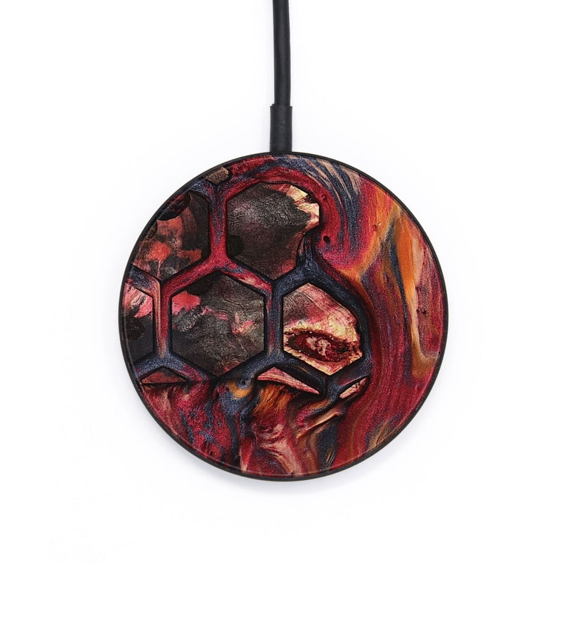 Circle Wood Wireless Charger - Kobe (Pattern, 802385)