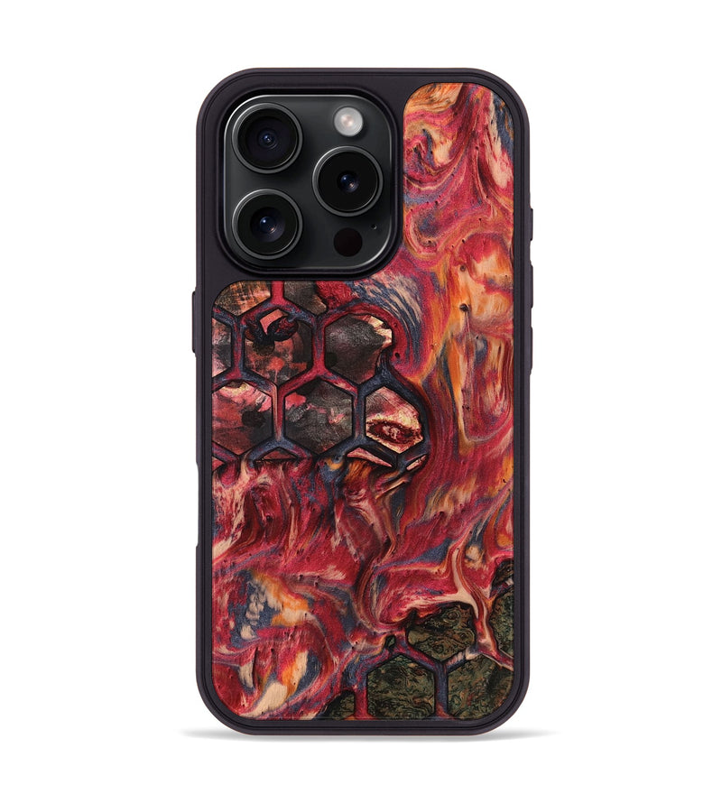 iPhone 16 Pro Wood Phone Case - Kobe (Pattern, 802385)