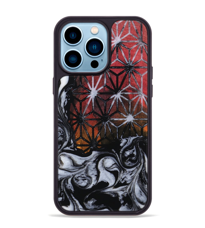 iPhone 14 Pro Max Wood Phone Case - Emmet (Pattern, 802386)