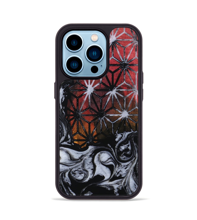 iPhone 14 Pro Wood Phone Case - Emmet (Pattern, 802386)