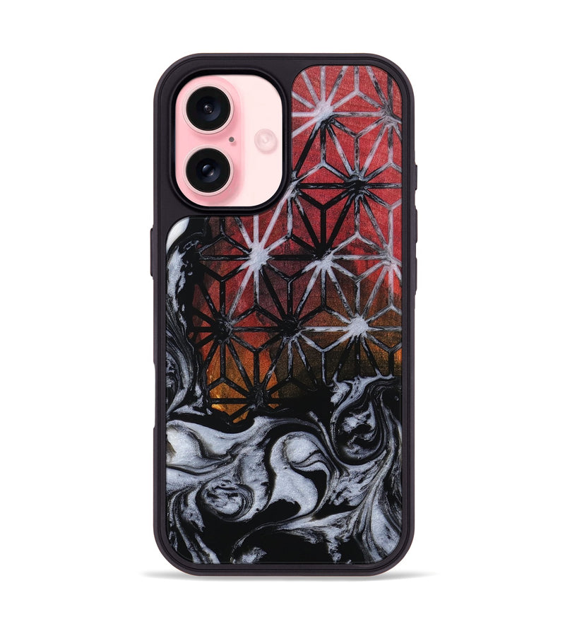 iPhone 16 Wood Phone Case - Emmet (Pattern, 802386)