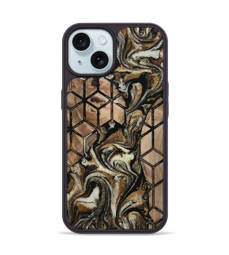 iPhone 15 Wood Phone Case - Lucius (Pattern, 802387)