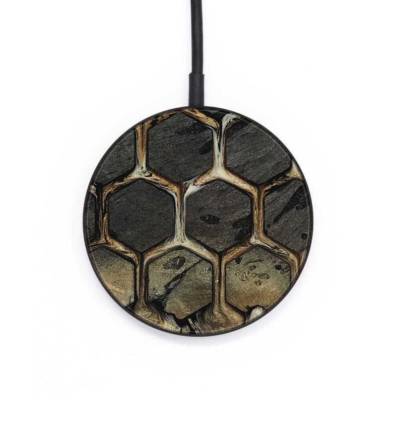 Circle Wood Wireless Charger - Louisa (Pattern, 802388)