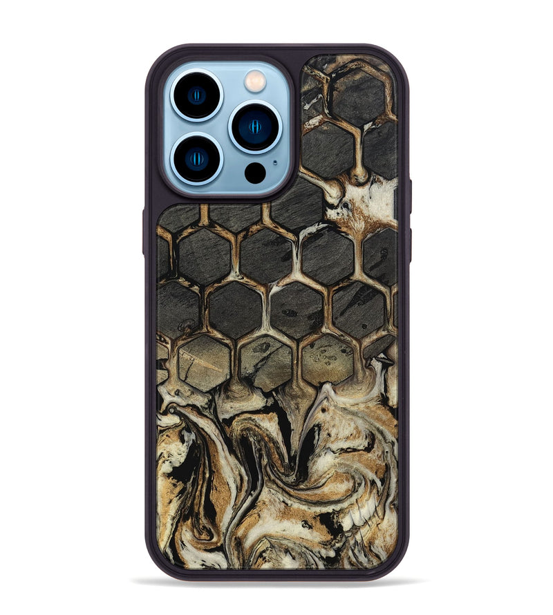 iPhone 14 Pro Max Wood Phone Case - Louisa (Pattern, 802388)