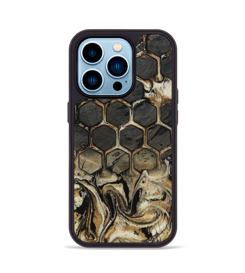 iPhone 14 Pro Wood Phone Case - Louisa (Pattern, 802388)