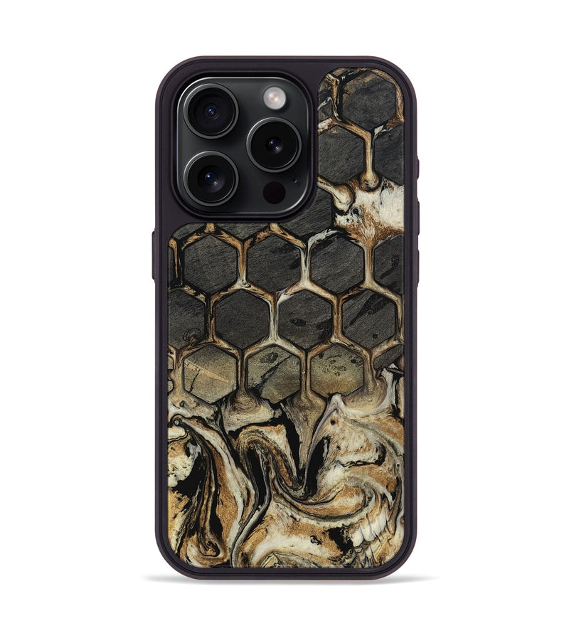 iPhone 15 Pro Wood Phone Case - Louisa (Pattern, 802388)