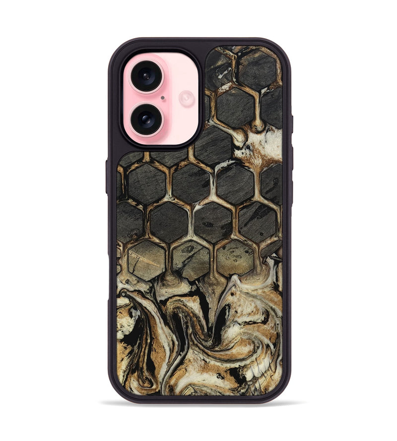 iPhone 16 Wood Phone Case - Louisa (Pattern, 802388)