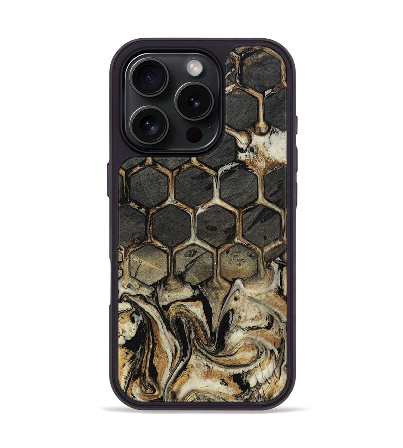 iPhone 16 Pro Wood Phone Case - Louisa (Pattern, 802388)