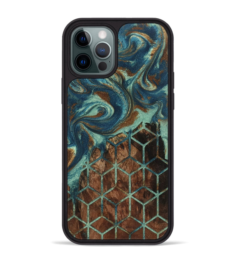 iPhone 12 Pro Max Wood Phone Case - Louann (Pattern, 802390)