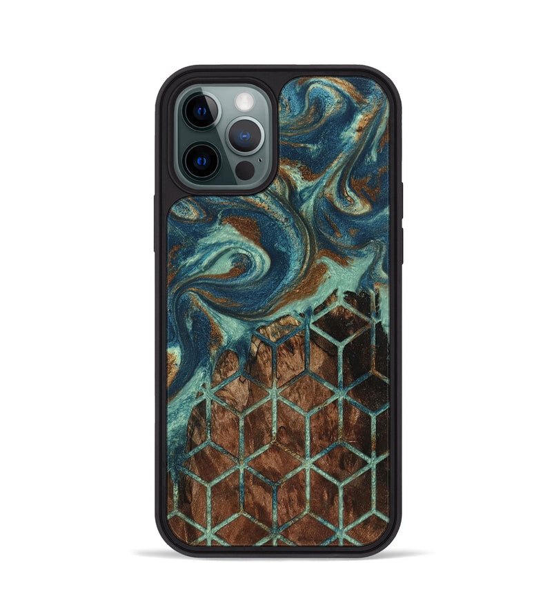iPhone 12 Pro Wood Phone Case - Louann (Pattern, 802390)