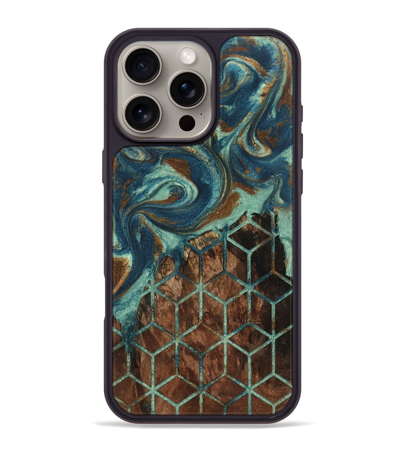 iPhone 16 Pro Max Wood Phone Case - Louann (Pattern, 802390)