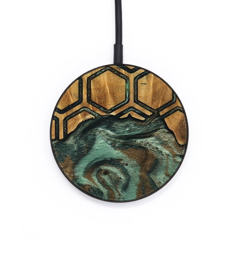Circle Wood Wireless Charger - Guss (Pattern, 802391)