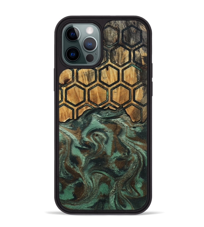iPhone 12 Pro Max Wood Phone Case - Guss (Pattern, 802391)