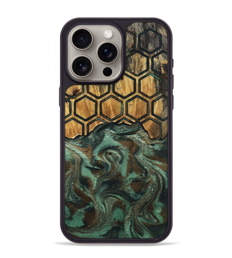iPhone 15 Pro Max Wood Phone Case - Guss (Pattern, 802391)