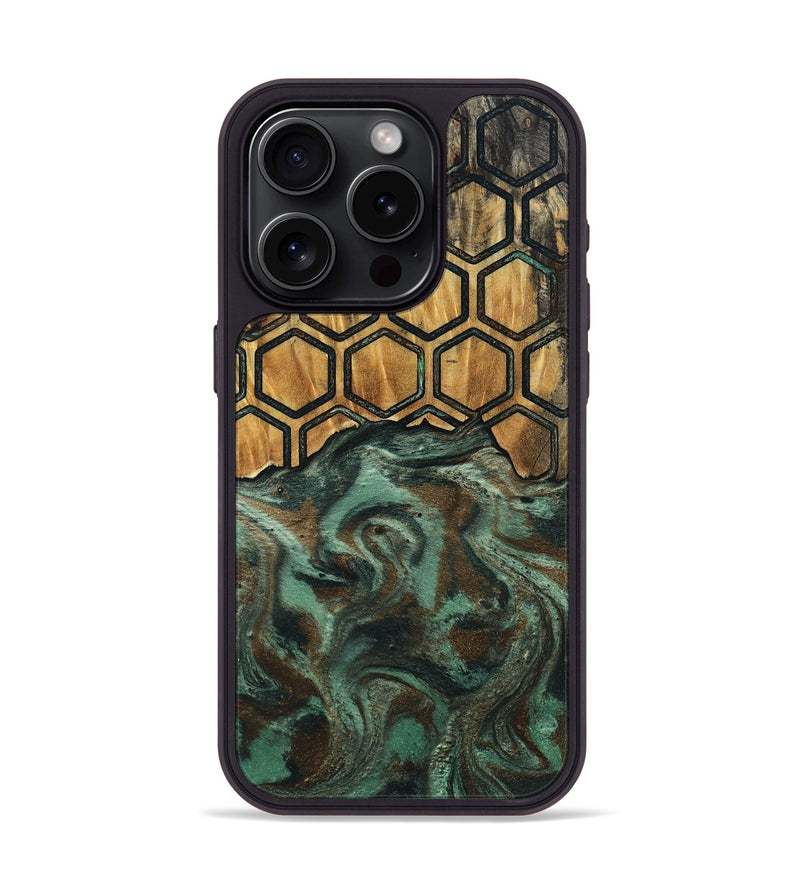 iPhone 15 Pro Wood Phone Case - Guss (Pattern, 802391)