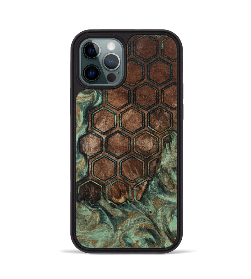 iPhone 12 Pro Wood Phone Case - Demi (Pattern, 802393)