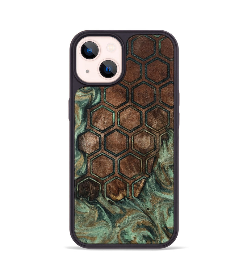 iPhone 14 Wood Phone Case - Demi (Pattern, 802393)