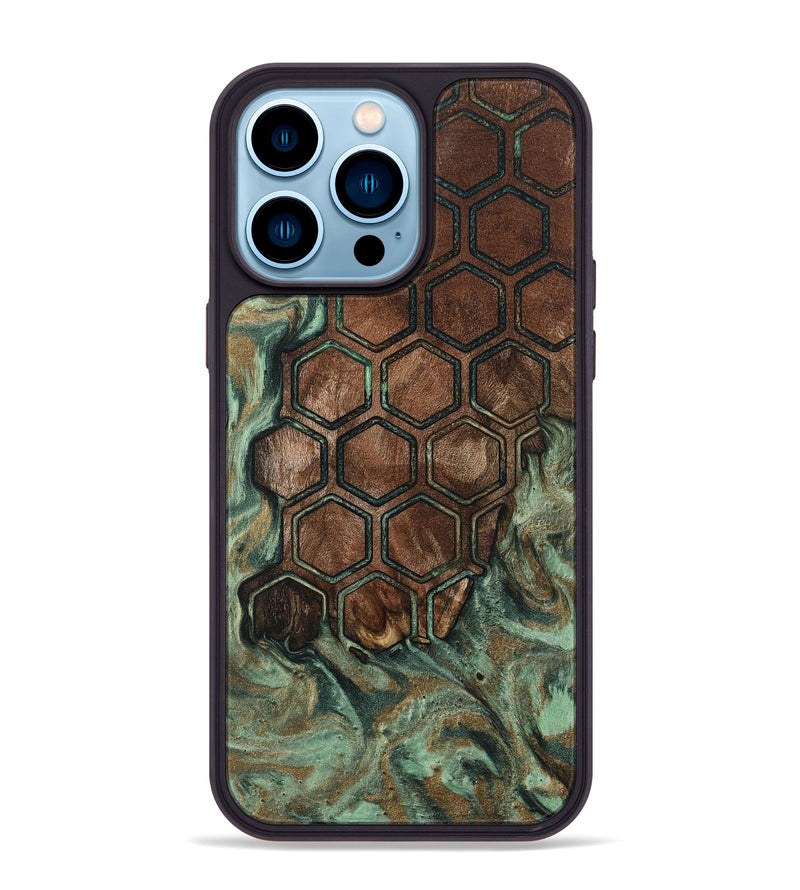 iPhone 14 Pro Max Wood Phone Case - Demi (Pattern, 802393)