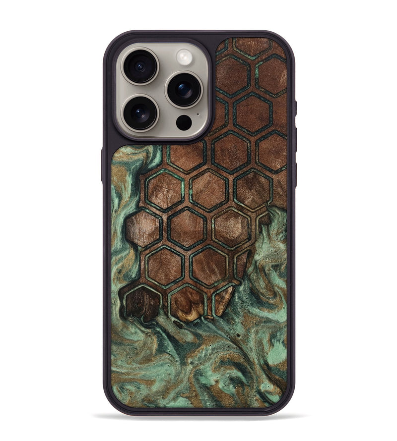 iPhone 15 Pro Max Wood Phone Case - Demi (Pattern, 802393)