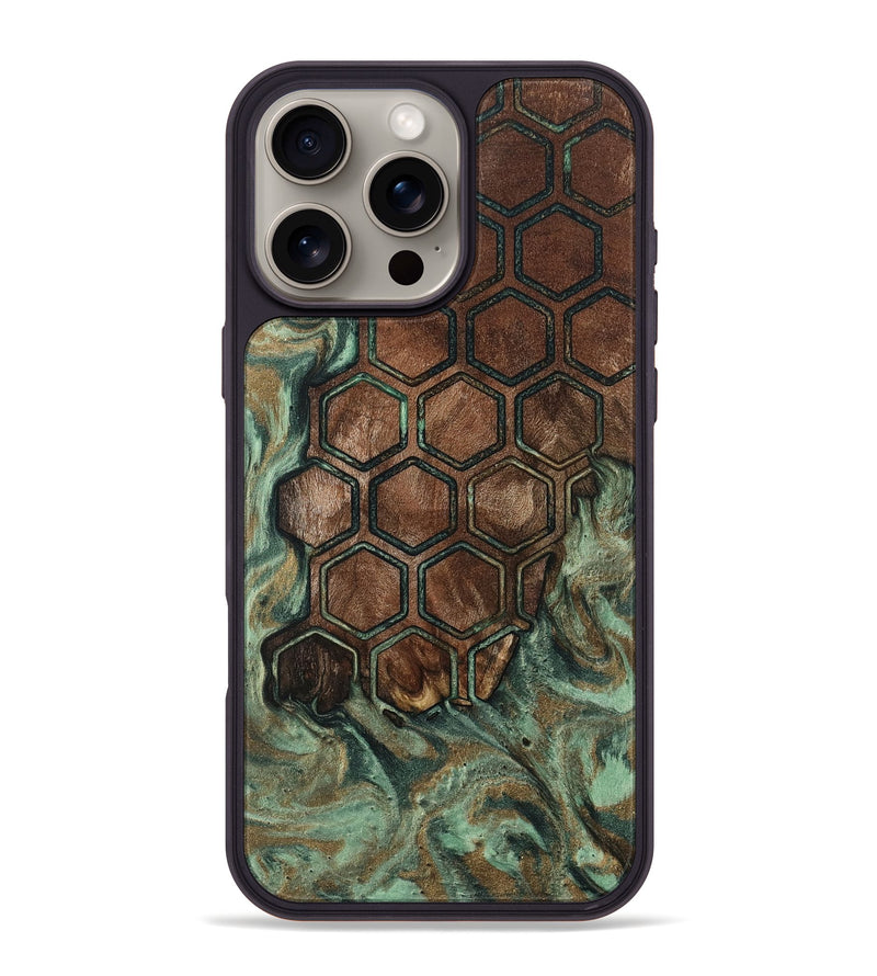 iPhone 16 Pro Max Wood Phone Case - Demi (Pattern, 802393)