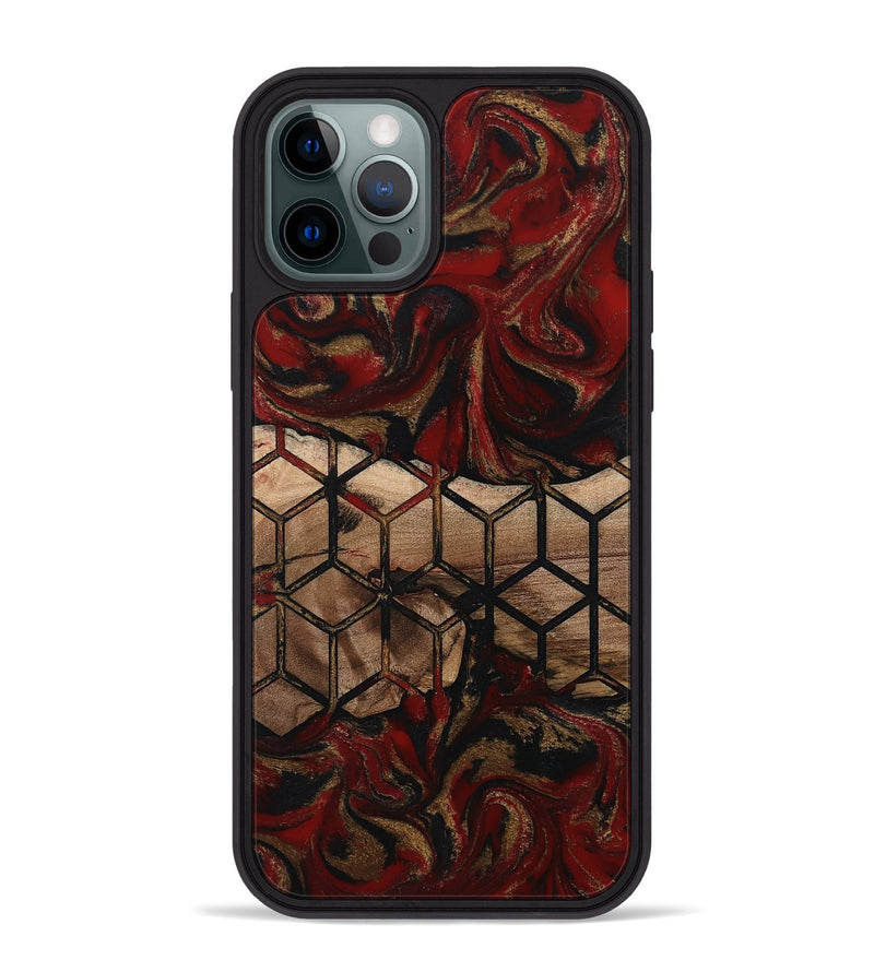 iPhone 12 Pro Max Wood Phone Case - Andy (Pattern, 802394)